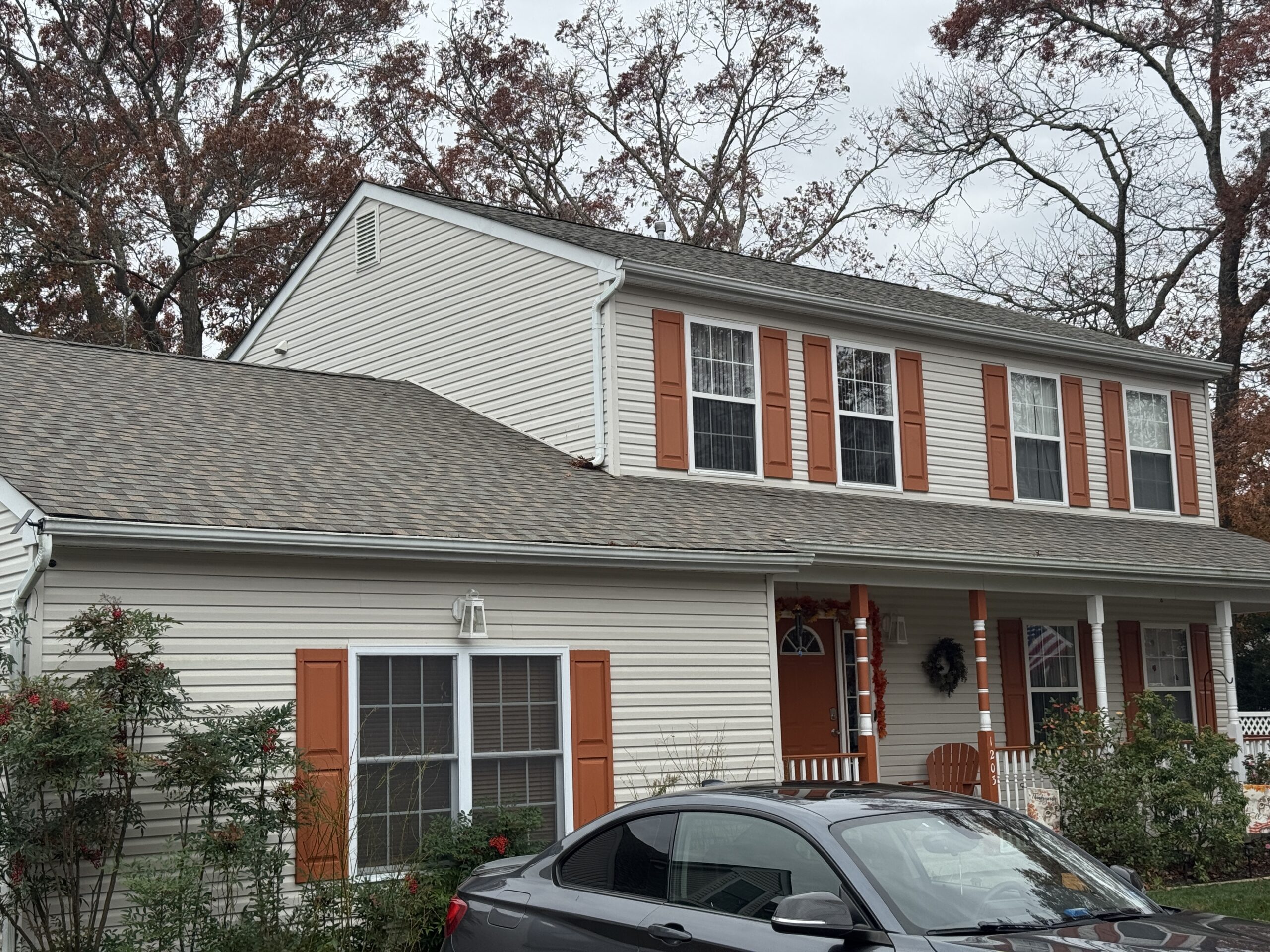 Finished GAF Timberline HDZ Roof in Cedar Falls – Forked River NJ 08731 Completed GAF Timberline HDZ Cedar Falls roof installation in Forked River NJ 08731 by G&C Home Improvements.