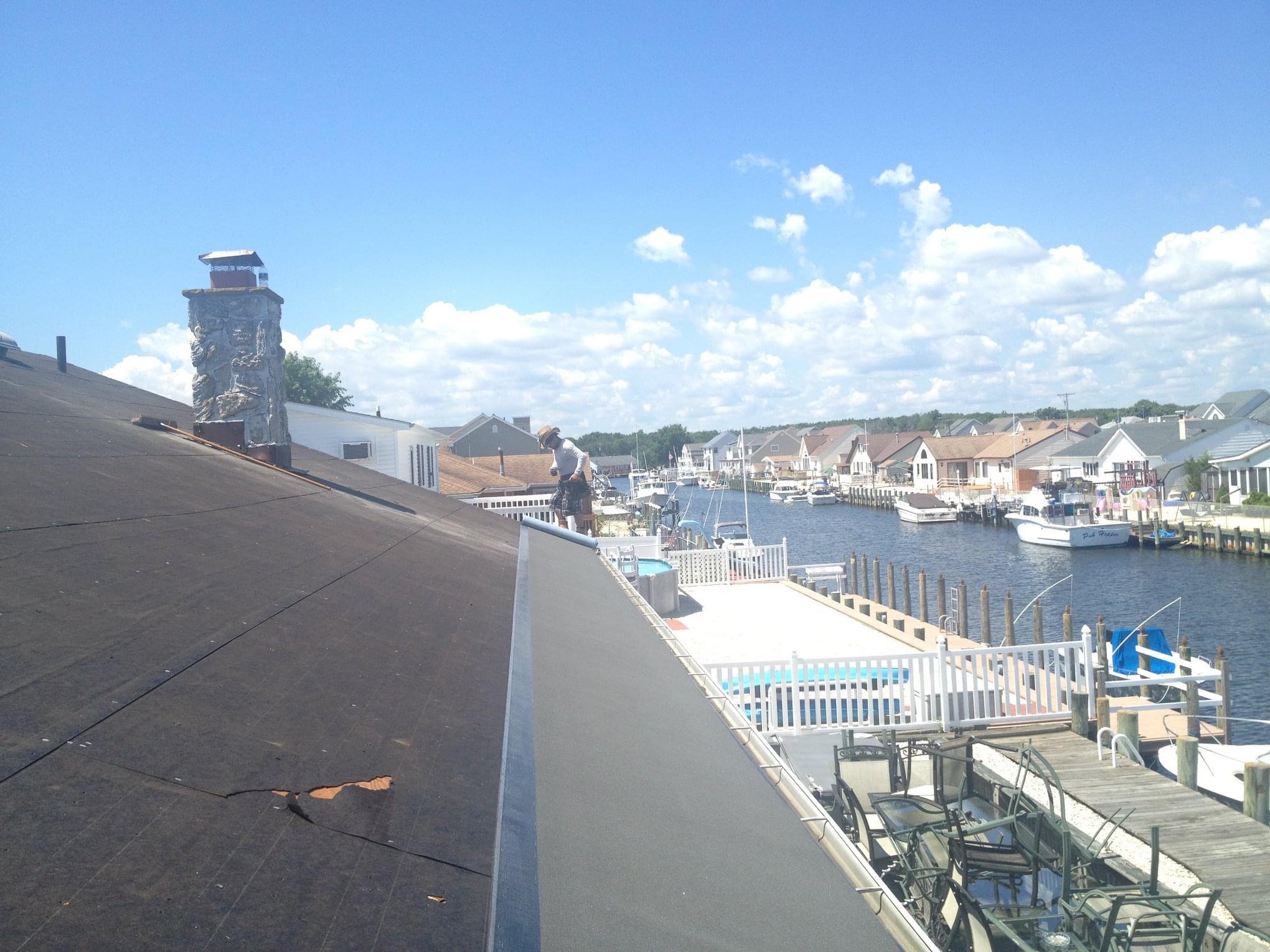 lavalette-nj-coastal-roof-replacement-gaf Coastal roof replacement in Lavallette NJ by G&C Home Improvements designed for shore weather conditions