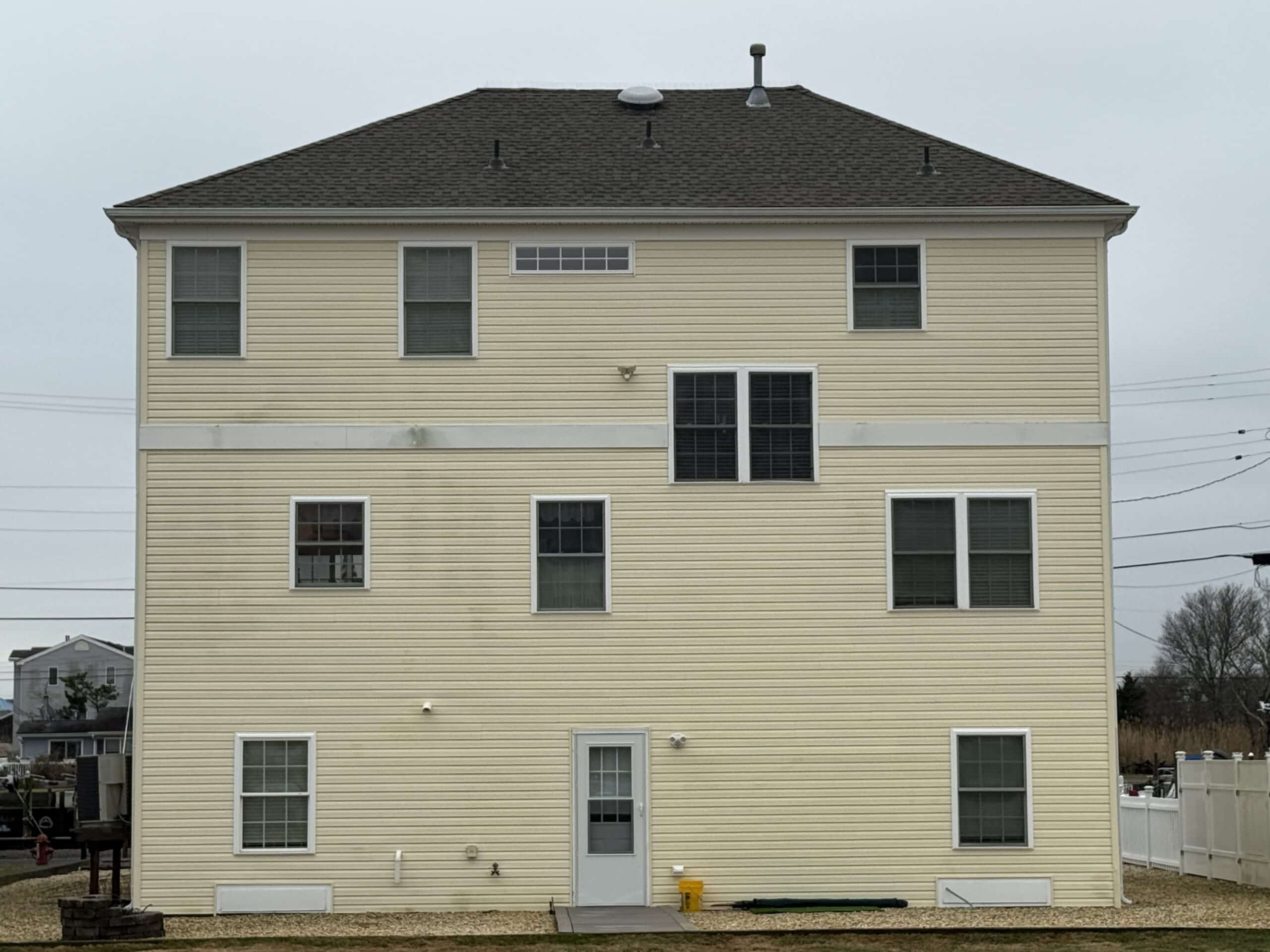 Finished roof replacement by a roofing contractor in Waretown NJ.